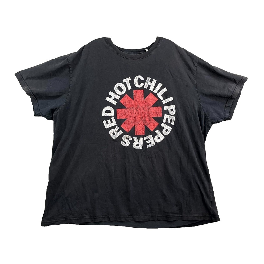 Red Hot Chili Peppers T-Shirt Mens‎ 4XL Black Surf Skate Streetwear Graphic Tee